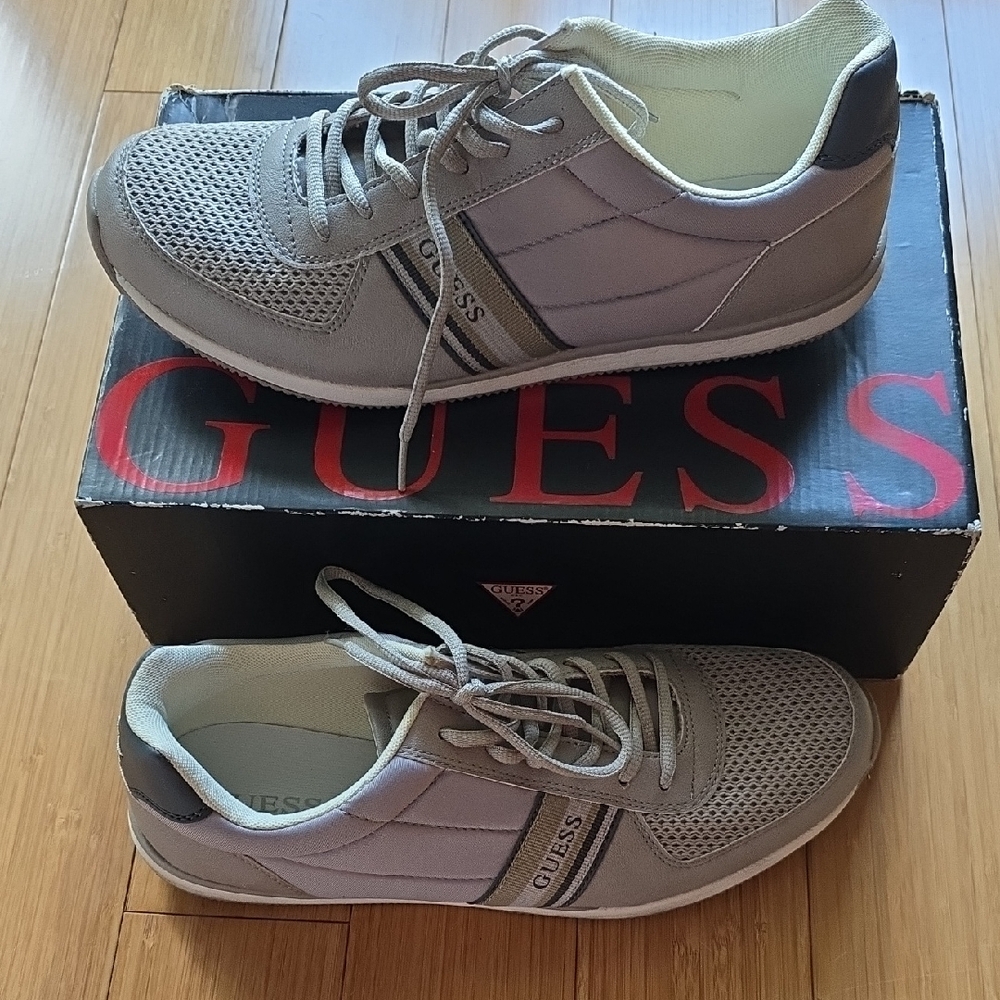 Guess Gray Sneakers Casual Athletic Style